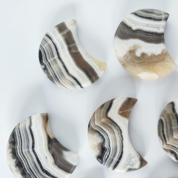 Coffee Calcite Heart Crystal Carving Grounding Crystals - Picture 3 of 10